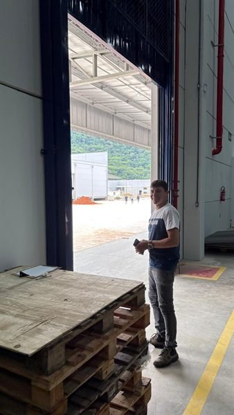 Colaborador EGERLOG em operação